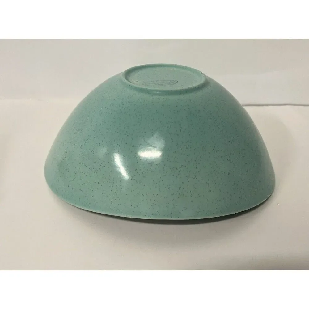 Vintage Vernon Ware Divided Bowl MCM Atomic Heavenly Days Dip Blue Retro Atomic